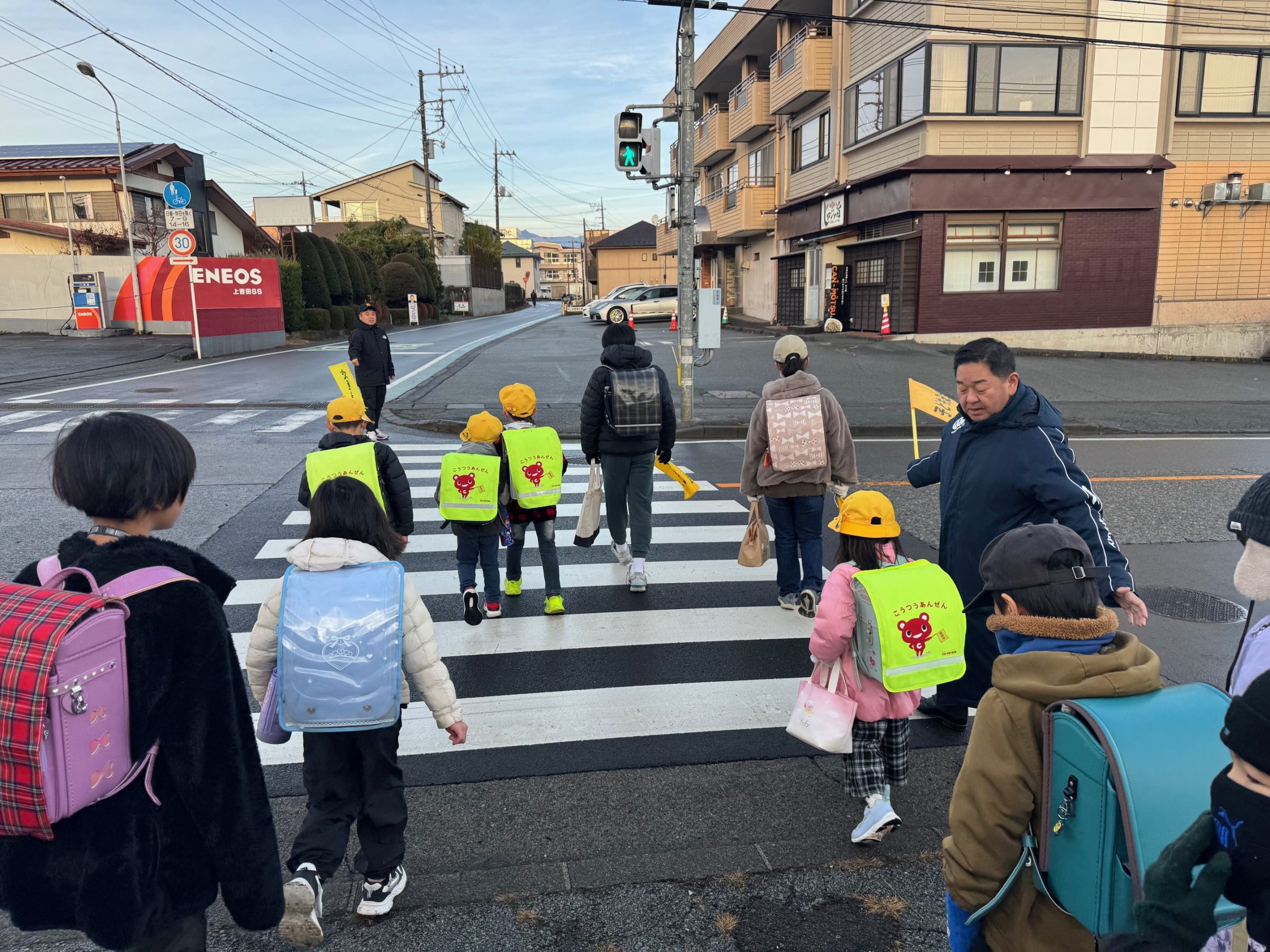 ２学期最後の交通安全活動